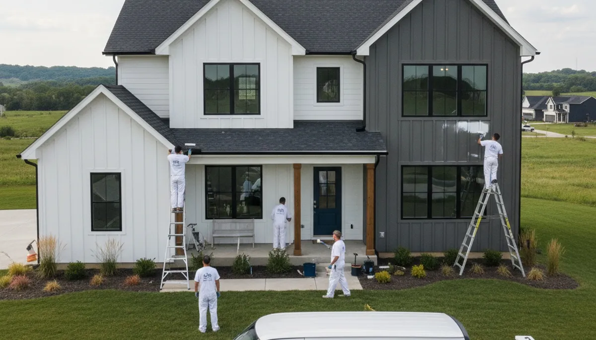 House painting service in Olathe, KS for residential interior and exterior painting projects